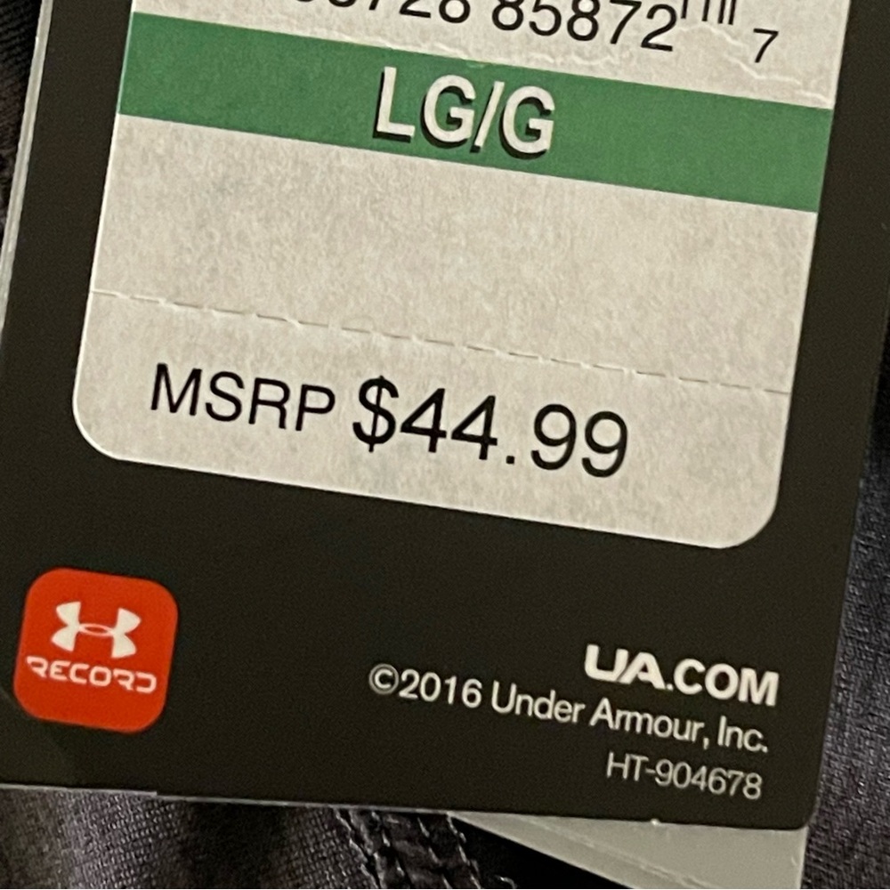 NWT Under Armour Legging keeps cool and compression workout Large - Picture 2 of 7